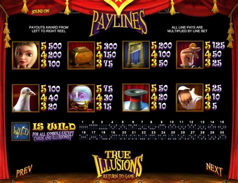 Игровой автомат True Illusions (Настоящие иллюзии)  играть онлайн бесплатно
